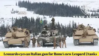 Leonardo eyes an Italian gun for Rome&rsquo;s new Leopard 2 tanks #fighterjet #lockheedmartin #militer