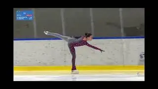 Elze Pakalniskyte. Advanced Novice, Free program. Kaunas Ice Christmas Cup 2025