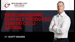 Benchmarking Quickly Produced $14,500 Savings!