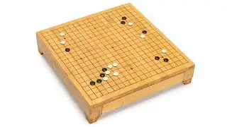 Bamboo Go Game Set &ndash; 12.6 x 12.2