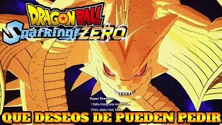 DRAGON BALL SPARKING ZERO TODOS LOS DESEOS QUE SE PUEDEN PEDIR DESBLOQUEA PERSONAJES SECRETOS