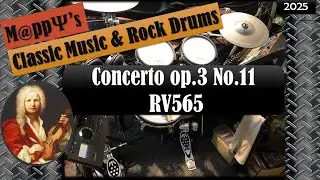 【Cello】RV565 : 調和の霊感第11番 Concerto Op. 3 No. 11  / ヴィヴァルディ A.Vivaldi  - feat. KiKi | 🎧 is Better