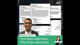 Industry Insight: AI nutrition labels - Building trust in security technology