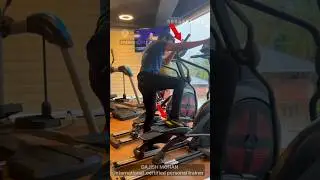 how you can get on the elliptical cross trainer #cardio #gymexercise #viralshort #viralfeeds