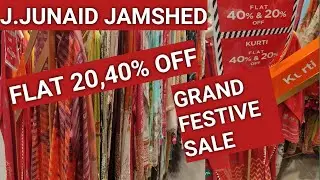 J. Grand festive sale flat 20 and 40% off | j. 40% flat sale 2021 | j. sale today