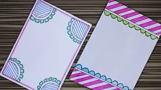 FRONT PAGE DESIGN/ASSIGNMENT DESIGN/FLOWER DESIGN/PROJECT WORK DESIGN/HOW TO DRAW/ BORDER DESIGNS🌷💫