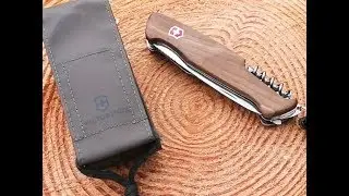 Rangerwood 55 + Victorinox Scheide - Edles Taschenmesser mit Holzgriffschalen