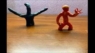 Мультик из пластилина / Червь VS мутант