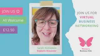 Virtual Business Networking with Sarah Nicholson