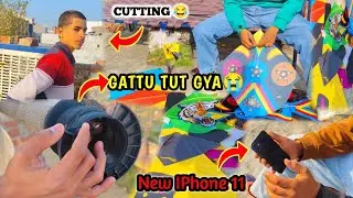 Gattu tut gya🪁😭( Day-6) !! Dosta Ne Kata te sare Gudiya Patang🪁😡!! #kite #channivlog 