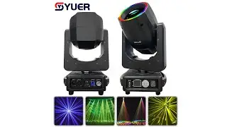 YUER&trade;️ Professional 14R 295W Beam Moving Head Light With Aperture Zoom Gobo
