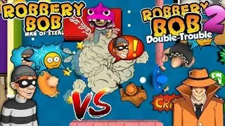 Robbery Bob Ne Police wale ko bhagaya Apne Piche...👮&zwj;♂💪😂
