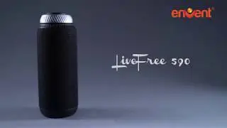 Envent LiveFree 590 Wireless Portable Bluetooth Speakers (Black)