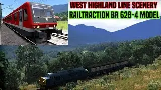 RailTraction BR 628-4 & West Highland Line (South) Route Details Gameplay - TS 2015 HD