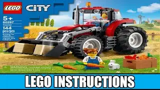 LEGO Instructions &ndash; Tractor &ndash; 60287 LEGO City