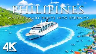 PHILIPPINES 4K DRONE FOOTAGE 🇵🇭 Tropical Islands, Turquoise Seas & Deep House Chill | Cinematic UHD