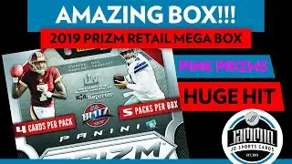 HUGE RETAIL HIT! 2019 Panini Prizm Football Retail Mega Box Break