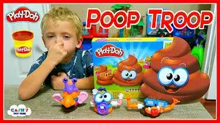 PLAY DOH Poop Troop Creations Playset Toy Review