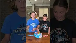 Shark bite challenge!!🦈🌊#familygamenight #familyfun #challengegames