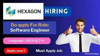 Hexagon Off Campus 2023 Registration Drive : Hiring for Freshers as Software Engineer | Must apply