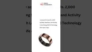 Noise launches its first ever Smart Ring Luna Ring | Noise Luna Ring 2023 | Noise Luna Ring Price