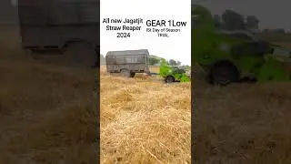 All New Jagatjit Straw Reaper Trial Day Modal 2024#jagatjit #Mahindra