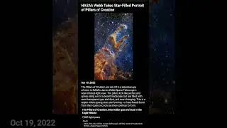 NASA&rsquo;s Webb Takes Star-Filled Portrait of Pillars of Creation #7000lightyears #nasawebb #space