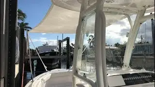 Quick and EASY-Add Shade to Your Boat! 243 Everglades Forward Sunshade