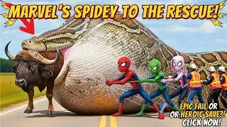 Spider-Man Emergency Animal Rescue! | Critical Care Wildlife Mission | Marvel's Spidey Rescue