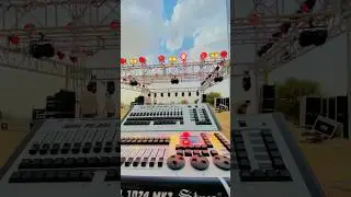 ABHI MUSIC LIGHTS Mini Pearl 1024 MKZ #sharpylight #reels #viral #stageshow #stagelighting #minivlog