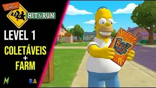 Simpsons Hit & Run - TODOS os Colet&aacute;veis - Level 1 (Homer)