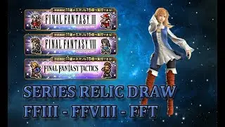 [FFRK JP] Series Draw FFIII - FFVIII - FFT | Rare Relic Draw 3x11 #235