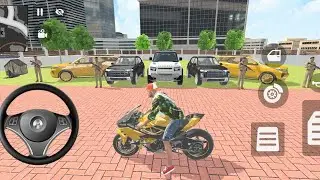 Franklin order by 2️⃣ black car &2️⃣ golden 🏆 fortuner &1️⃣ Defender in indian theft auto simulator 