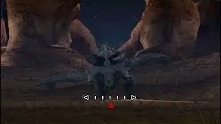 【MHP2G】　ディアブロス亜種　ハメ攻略　６：２５　砂漠＜夜＞