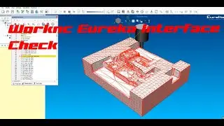 Worknc Eureka Interface Check#programming #cadcamcnc #cadcammechanical #software #cnc #mold #design