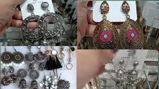 Big Bazaar Earrings Collection/ DIY earring storage/ My Earring Collection\ How to organize earrings