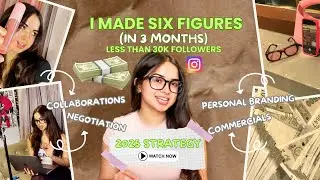 From ₹0 to ₹X,00,000 in 90 Days🤯 I Collaborations, Negotiations, Personal Branding & More..