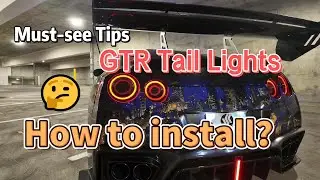 How to Install RGB Tail Lights on Nissan GTR R35 | PrismBeam LED Setup + Demo 🔧💡
