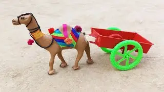 How To Make Camel Cart From Wood - The Most Creative DIY Woodworking - Village Toys