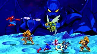 Frantic Beat'm Up Where Marvel Super Heroes Face an Alien Threat. - Marvel Cosmic Invasion