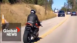 BC police concerned about motorcycle riders 
