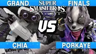 Smash Ultimate Tournament Grand Finals - Chia (ROB) vs Porkaye (Wolf) - S@LT 195