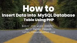 Insert/Add data in table using PHP and MySQL | PHP Basics | CRUD | PHP for beginners 3