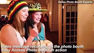 wedding Video booth rental in the Dallas-Fort Worth Metroplex