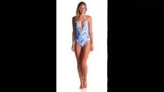 Motel Palm Glitch Sunny Day One Piece Swimsuit | SwimOutlet.com