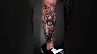 3d Tiger Tattoo Design | tiger tattoo on hand | men hand tattoo design #tattoo #viralvideo