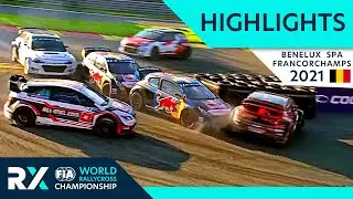 World RX Semi and Final Highlights : Benelux World RX of Spa Francorchamps 2021 : Belgium Rallycross