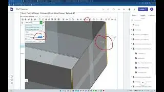 Move Face, & Flange - Onshape (Sheet Metal Scoop - Episode 2)