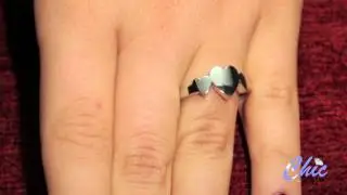 Cute ring of hearts. Simple yet symbolic ring- Item #8108