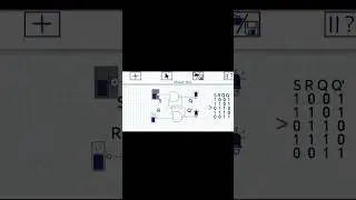 SR NAND Latch #sr #nand #gate #logic #logicgate #digitaldesign #design #digital #nandgate